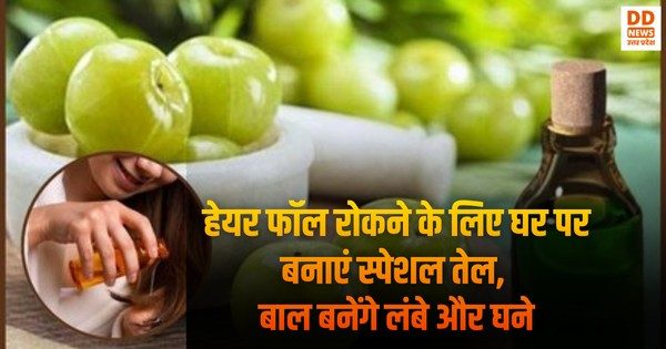 हेयर फॉल रोकने के लिए घर पर बनाएं स्पेशल तेल, बाल बनेंगे लंबे और घने