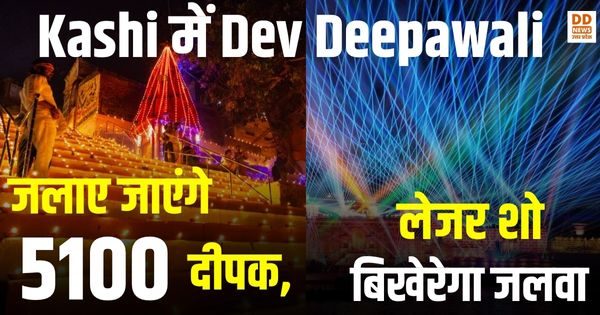 Kashi Dev Deepawali, काशी देव दीपावली, 10 लाख दीप, 3-डी प्रोजेक्शन मैपिंग, लेजर शो, ग्रीन आतिशबाजी, वाराणसी दीपावली, काशी घाट, काशी हिंदू विश्वविद्यालय, देव दीपावली 2023, भगवान शिव की नगरी, गंगा घाट, पर्यटकों के लिए आकर्षण, दीपोत्सव कार्यक्रम, काशी इतिहास, शंखनाद