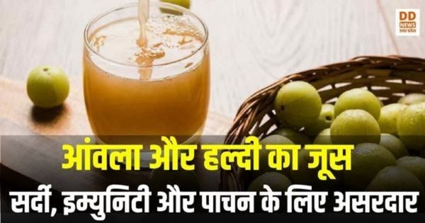 आंवला और हल्दी का जूस: सर्दी, इम्युनिटी और पाचन के लिए असरदार