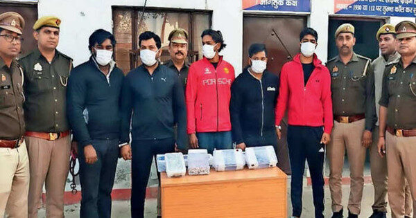 नोएडा में अवैध हथियार तस्करी गिरोह का पर्दाफाश…5 गिरफ्तार…