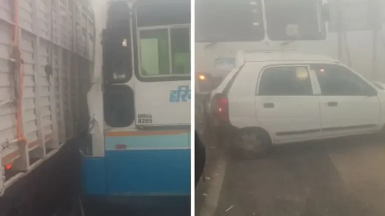 हरियाणा में कोहरे का कहर: हिसार-रेवाड़ी में भीषण सड़क हादसे