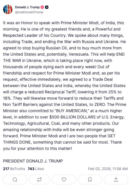 India-US Trade Deal
