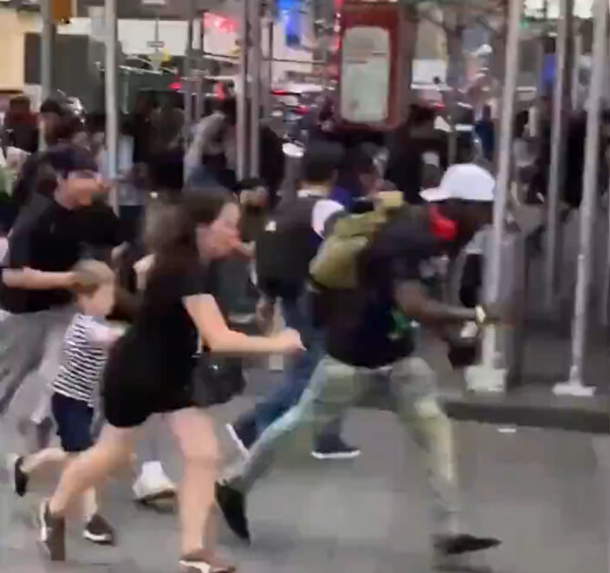 Times Square Firing