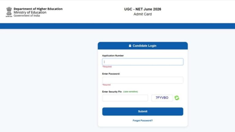 UGC NET Admit Card: यूजीसी नेट का प्रवेश पत्र जारी, तुरंत इस लिंक से करें डाउनलोड