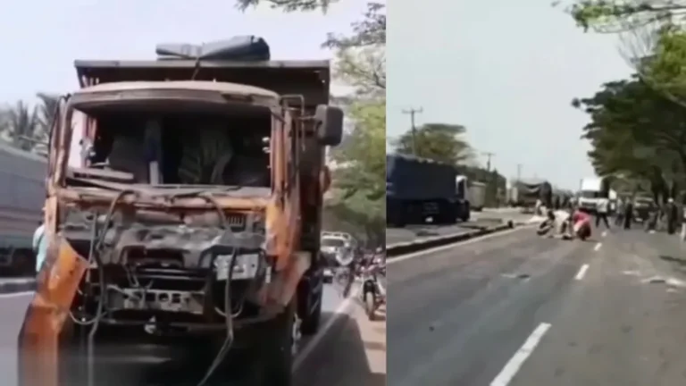 Indonesia road accident: इंडोनेशिया में दो ट्रकों की टक्कर से 13 लोगों की मौत