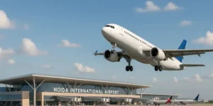 Noida International Airport laser beam ban