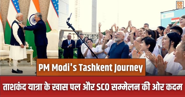 PM Modi's Tashkent Journey