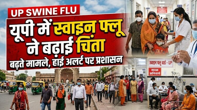 UP Health News : स्वाइन फ्लू से यूपी में बढ़ी चिंता, नोएडा में 209 केस; 75 जिलों में निगरानी तेज