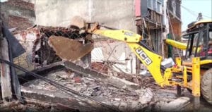 Meerut, Bulldozer action 
