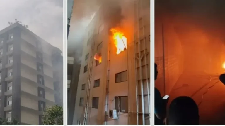 Surat Fire News: सूरत के टेक्सटाइल मार्केट में लगी भीषण आग, 5वीं मंजिल से उठा धुएं का गुबार