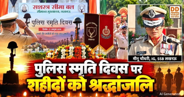 पुलिस स्मृति दिवस पर शहीदों को श्रद्धांजलि