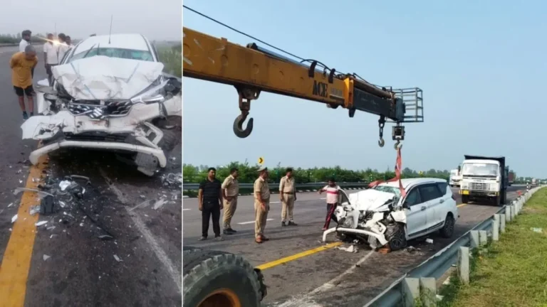 Sultanpur Accident : 100 की रफ्तार में ट्रक से टकराई Ertiga, 3 टेनिस खिलाड़ियों की गई जान