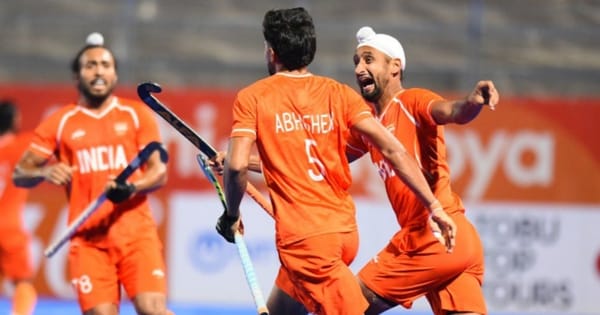 India vs Pakistan Men’s Hockey Semifinal: Asian games 2026 में पाकिस्तान को 4-3 से हराकर भारत फाइनल में, अभिषेक ने आखिरी मिनट में दागा विजयी गोल