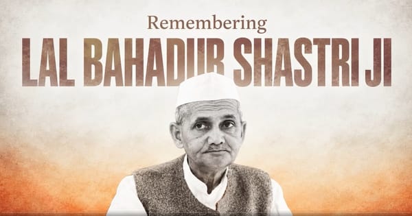 Lal Bahadur Shastri Jayanti, PM Modi